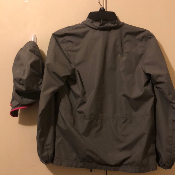 A gray raincoat for girls - Picture 4 of 4